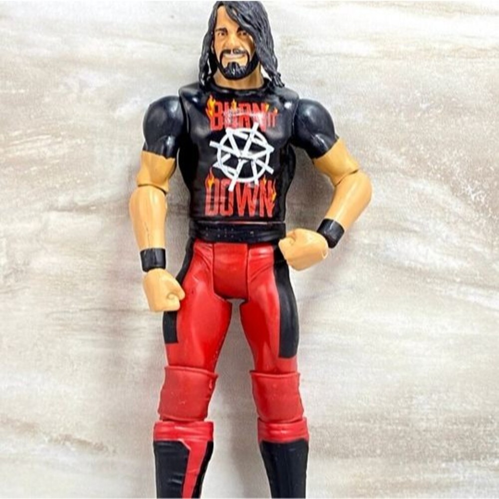 WWE Seth Rollins Battle Pack Series 55 Burn It Down 7" Wrestling Action Figure